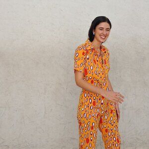 Eye Catching Yellow Raspberries Nooworks Jumpsuit